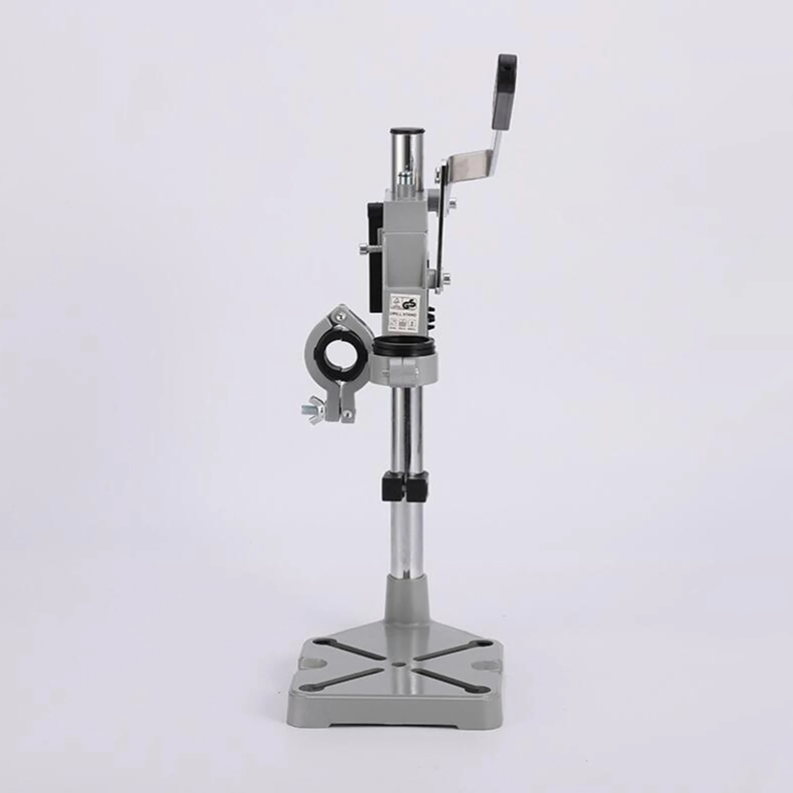 Drill Stand Holder Electric Drill Stand Workstation Stand Benchtop Desktop Drill Press Clamp for Wood Project Garage Hand Drill