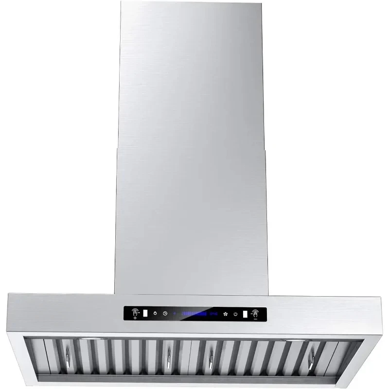 

Wall Mount Range Hood, Ducted Range Hood Durable Stainless Steel Range Hood with Gesture Sensing &Touch Control Making Life Fine