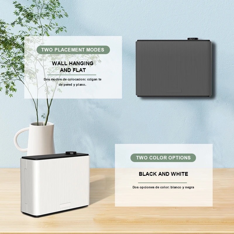 Electric Wifi/bluetooth Scent  Diffuser Wall-mounted/HVAC Aroma Diffuser Two-fluid Atomization Technology Machine