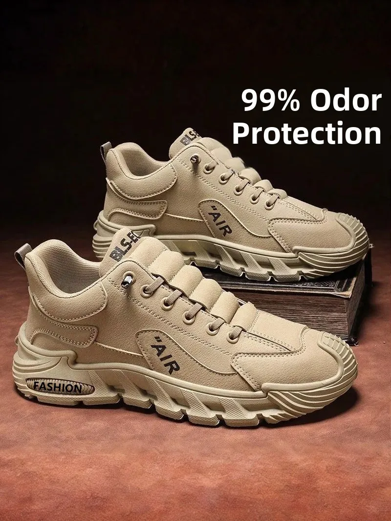 

Large Size Men's Casual Sports oes Full Leather Surface Slip-On Lightweight Trendy Work oes Anti-Slip Wear-Resistant