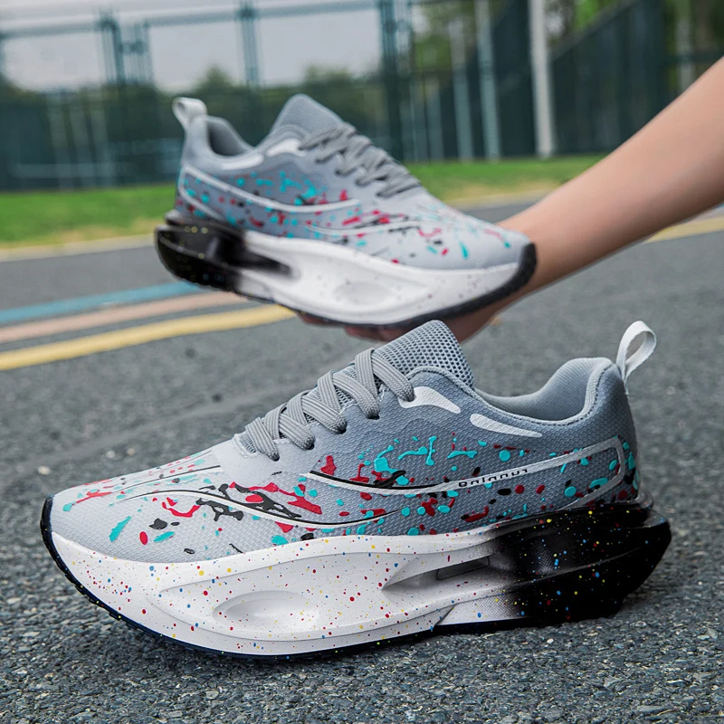 2026 New Carbon Plate Running Shoes, Lightweight Breathable Marathon Racing Training Shoes, Unisex Casual Sports Sneakers