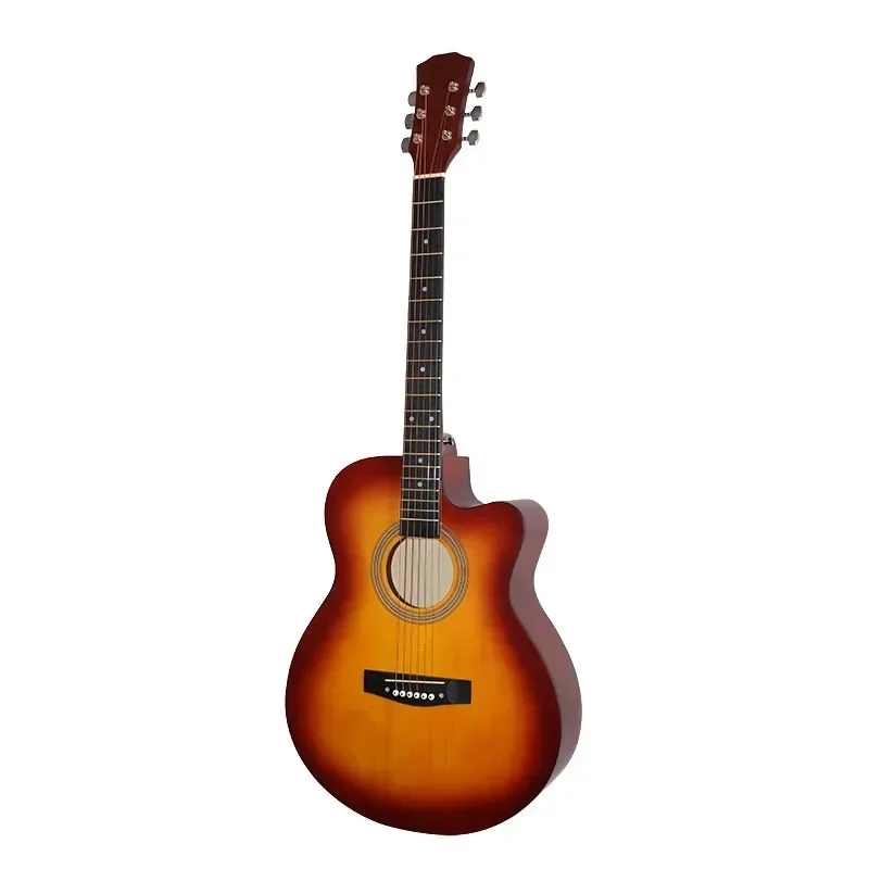 40-Inch folk practice piano missing guitar, beginner acoustic guitar