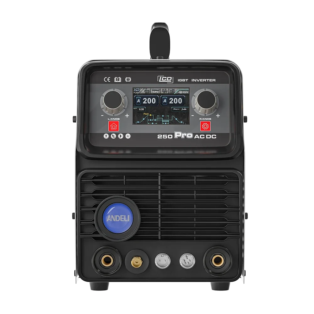 110V/220V USA  France Germany Dubai  Poland Canada  Mexico  Free Shipping LCD Smart  TIG-250 Pro 6 in 1  AC DC TIG Welder