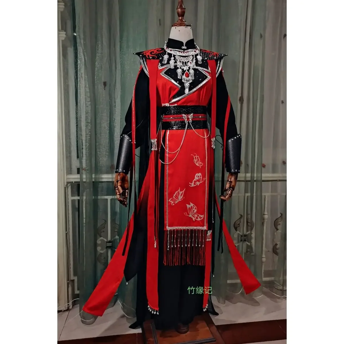 

Anime Tian Guan Ci Fu Huacheng Cosplay Costume TGCF Huacheng Hanfu Dress Ghost King Han Dress Red Hanfu Cloth