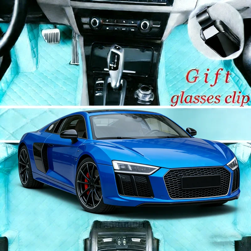 

Custom For Audi R8 Type 4S 2007-2023Waterproof All-weather Car Floor Mats Car Accessories Carpets Covers Left /Right Hand Drive