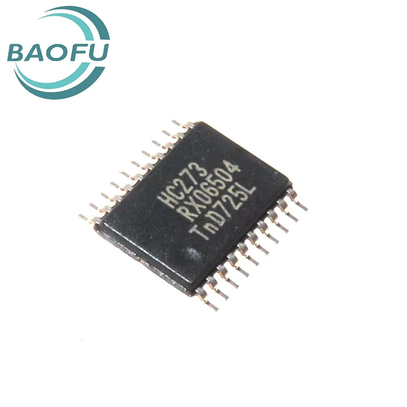 Newly imported original 74HC273PW TSSOP-20 reset function eight channel D-type positive edge trigger