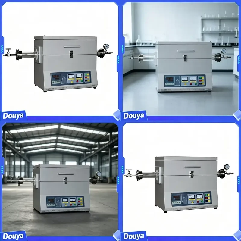 Atmosphere Tube Furnace Tubular Oven CVD Research Tester Vacuum Sintering Test Machine Nanomaterial Preparation Test