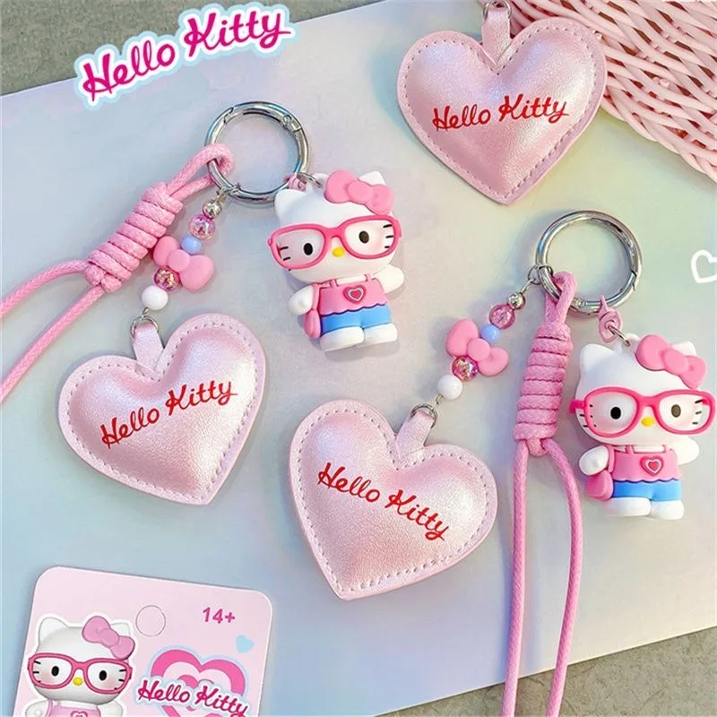 Miniso Sanrio Family Hello Kitty Fashion Sweetie Series Hand Strap Buckle, Bag Keychain