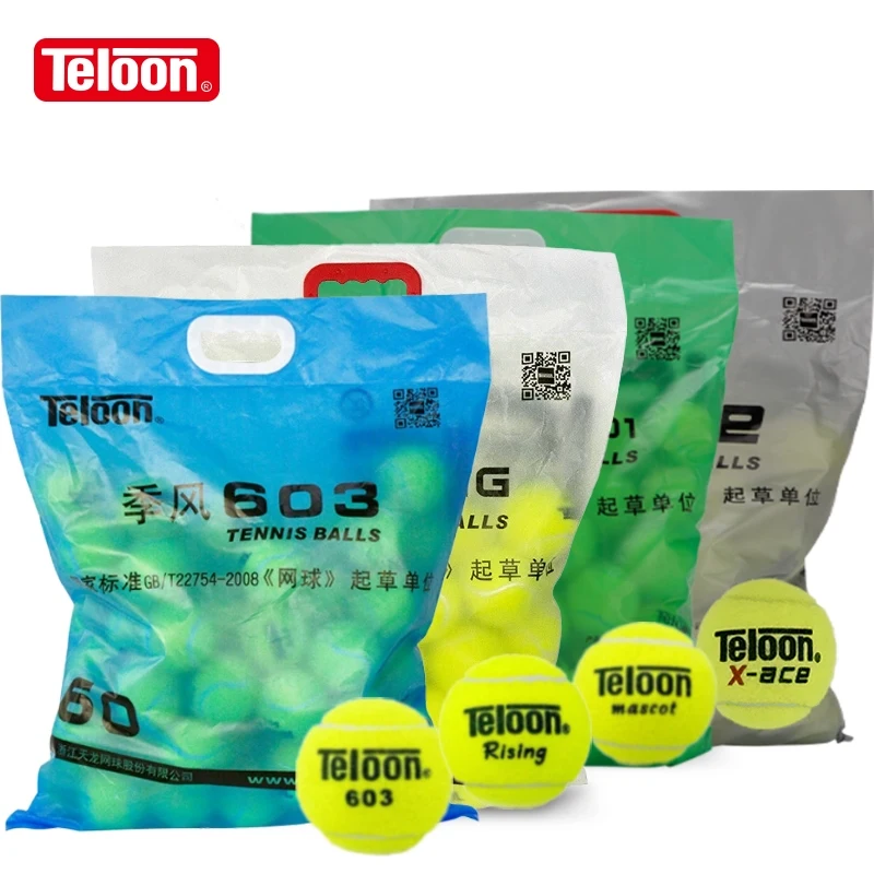 

Teloon Tennis Ball 30Pcs,Adult Competition Practice Tennis Ball,High-Elasticity,Extra Duty for Tennis Training or Competition