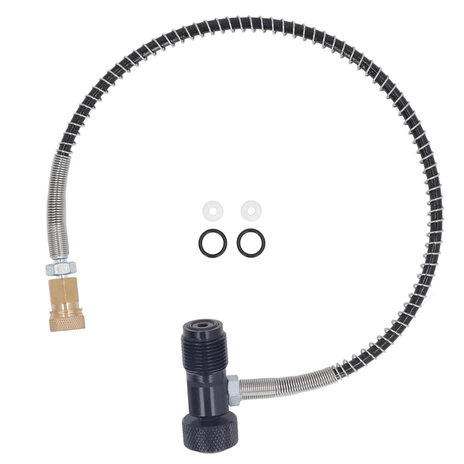 G5/8 Thread Quick Fill Adapter Filling Station Adapter Hose High Pressure Pneumatic Part for 6.8L CO HPA CO2 Tank
