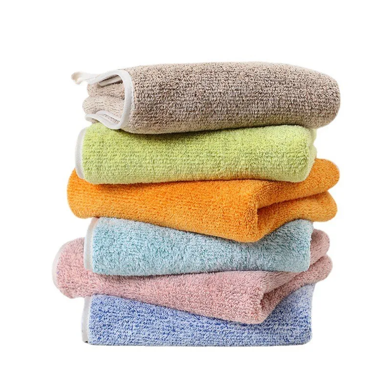 35x75cm Microfiber Towel Coral Fleece Absorbent Swimming Face Hand Bath Towel Household Microfibre Bathroom Hair Towels