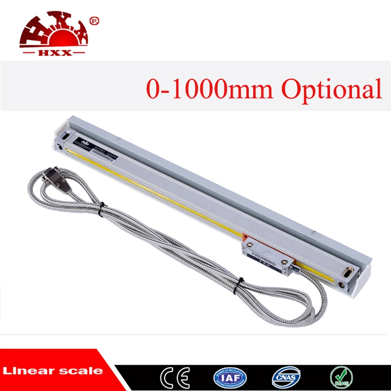 HXX Best Price High Precision Linear Scale 5micron For DRO Encoder Optical Grating SINO Glass Ruler Lathe Milling Machine