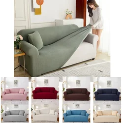 Waterproof Jacquard Sofa Slipcover Elastic Adjustable Sofa Covers for Living Room Funda Sofa Chair Couch Cover Home 1/2/3/4-seat