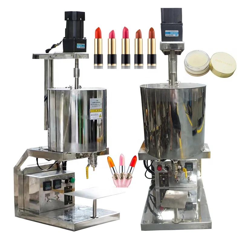 

Mixer and Filling Heating Cream Hot Lipstick Filling Making Machine