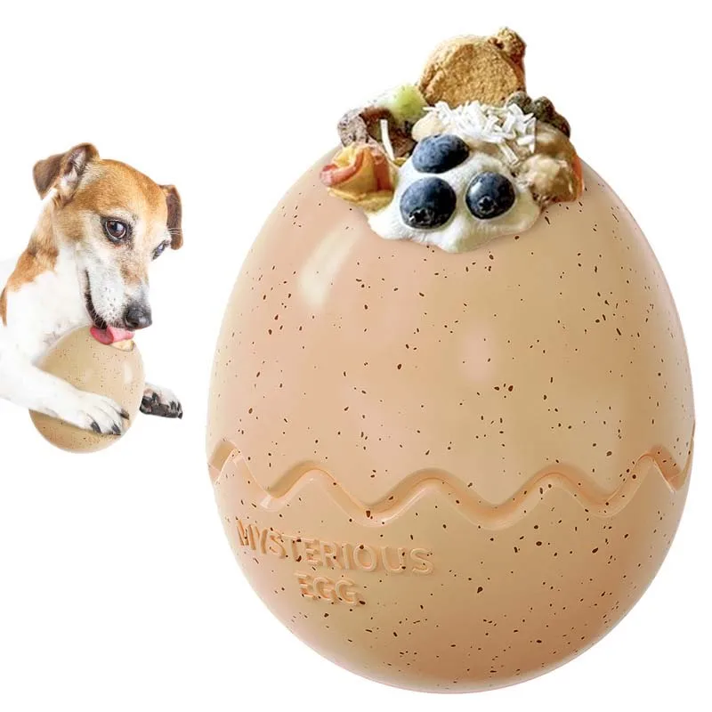 Creative Dinosaur Egg Treat Dispensing Dog Toy Slow Feeding Interactive Enrichment Boredom Relief Funny Dog Gift Pet Supplies view 3