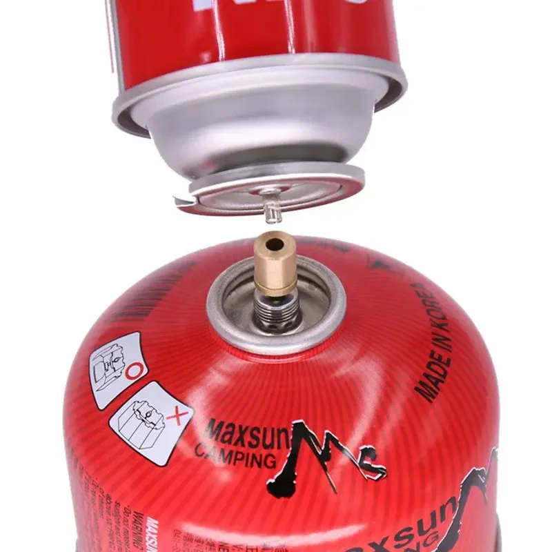 1/5pcs Inflatable Adapter Inflatable Butane Tank Camping Stove Gas Cylinder Gas Cylinder Burner Accessories Mini Inflation Valve