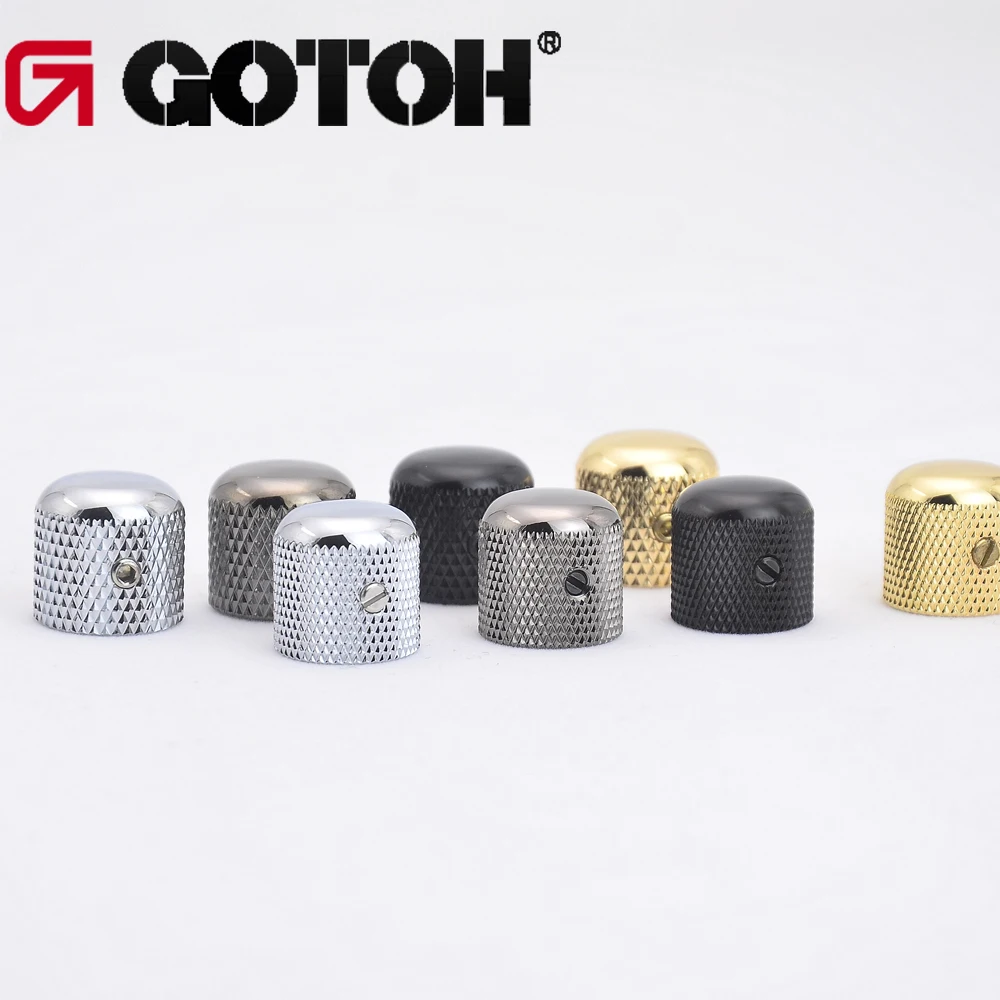 1 Piece Original Genuine GOTOH Dome Brass Metal Knob For Electric Guitar Bass VK1-18 / VK1-19【Made in Japan】
