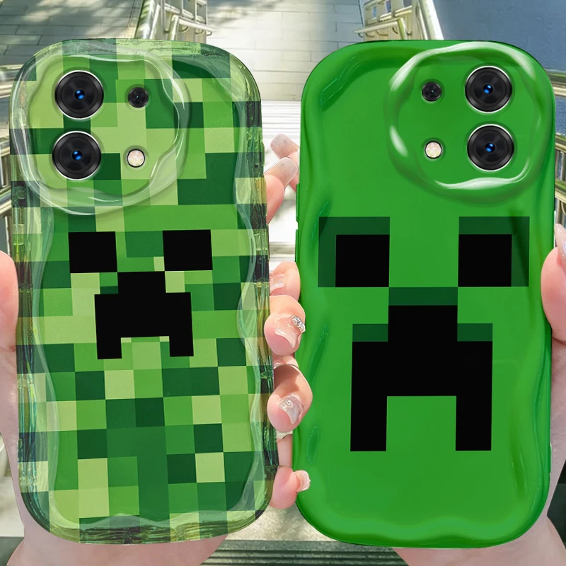 Spielcharakter C-Creeper C-Craft Hülle für Xiaomi Redmi Note 15 14 13 12 Pro Plus 5G 15C 14C 13C 11 10 Pro 10S 4G A1 A2 Cover