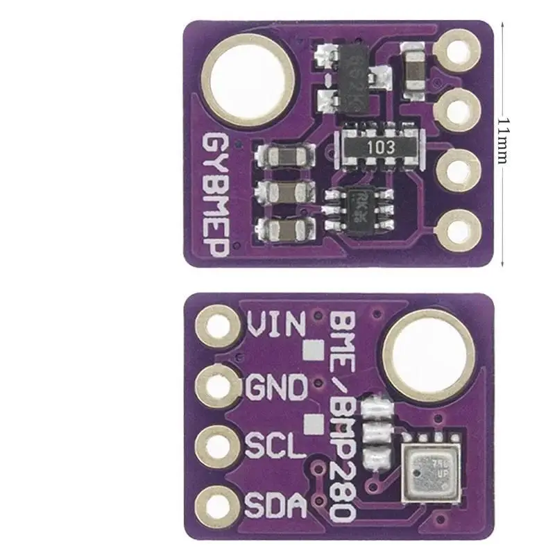3in1 BME280 3.3V 5V Digital Barometric Pressure Altitude Sensor I2C/SPI High Precision And Humidity Temperature Module