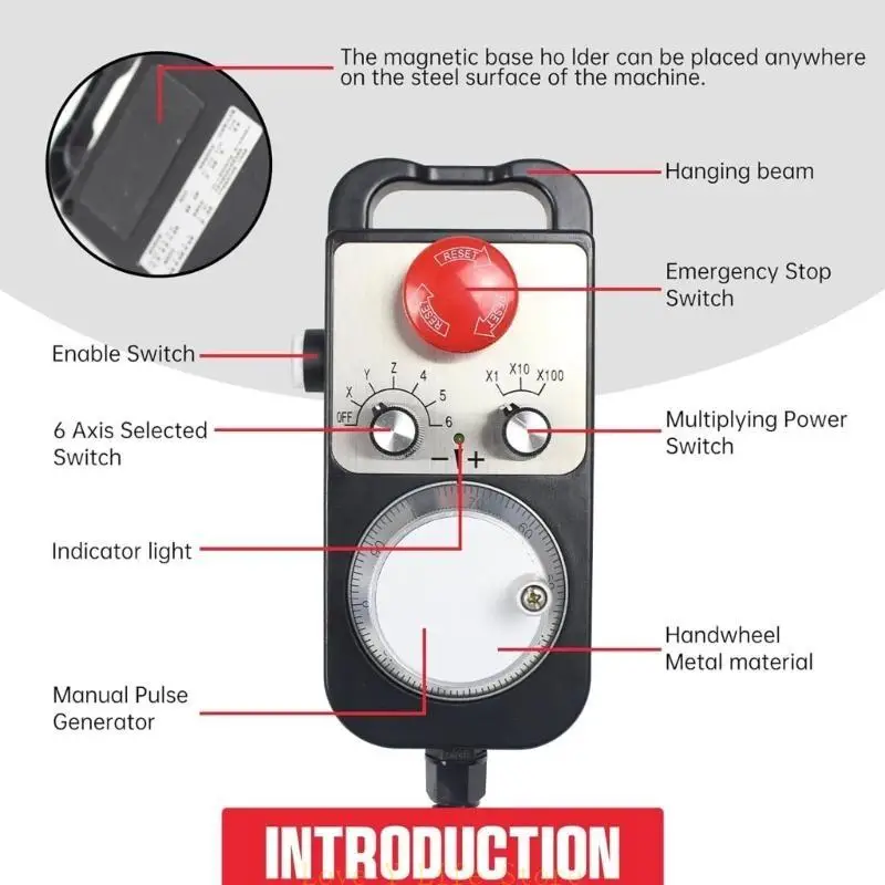 

L74C Manual Generator 4/6 Axes Manual Generator Electronic Handwheel for Machine Equipment Generators