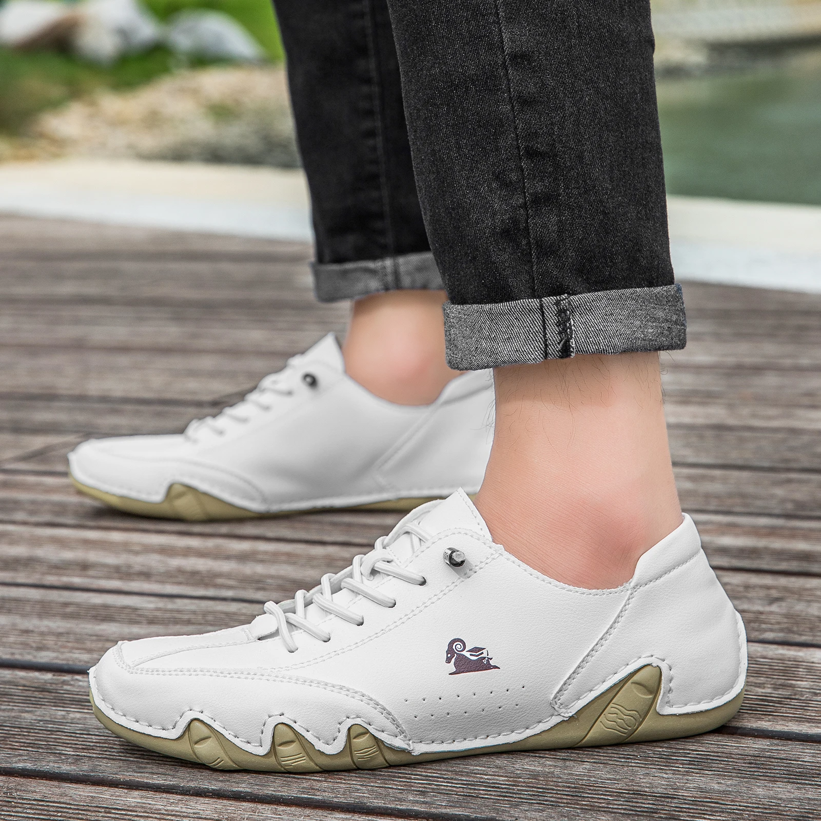 Buty męskie letnie plus size casual fashion low-miękka góra bottom oddychające wygodne buty męskie modne but skórzany sportowe