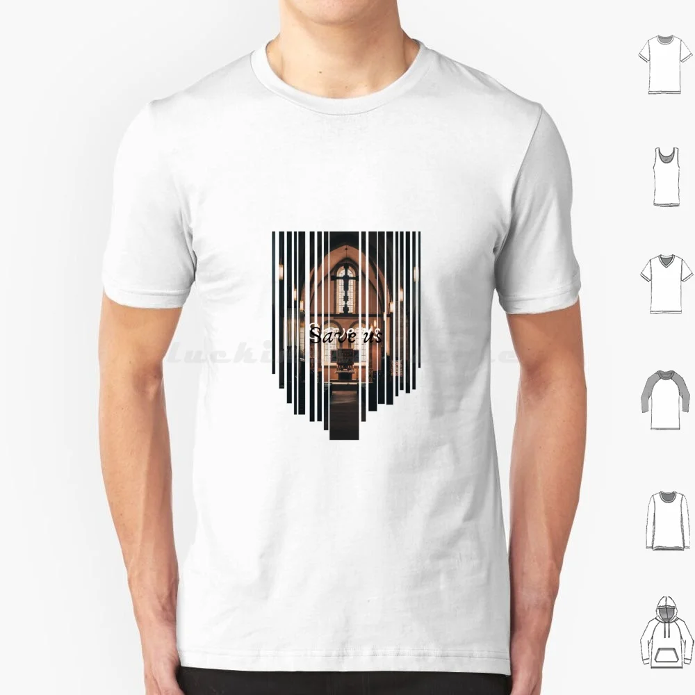Save Us T Shirt Cotton Men Women DIY Print Save Us