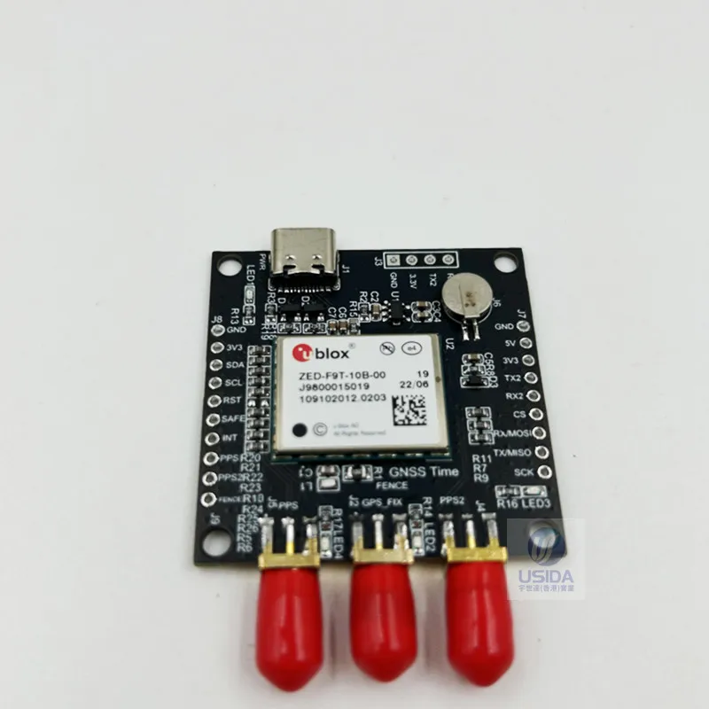 1 Stuks ZED-F9T-10B L1/L 5 Gps Beidou Multi-Band Timing Module Board Positionering Board Gnss Ublox