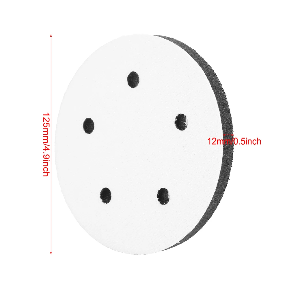 125mm Diameter Soft Buffer Sponge Interface Cushion Pad For Sanding Pads