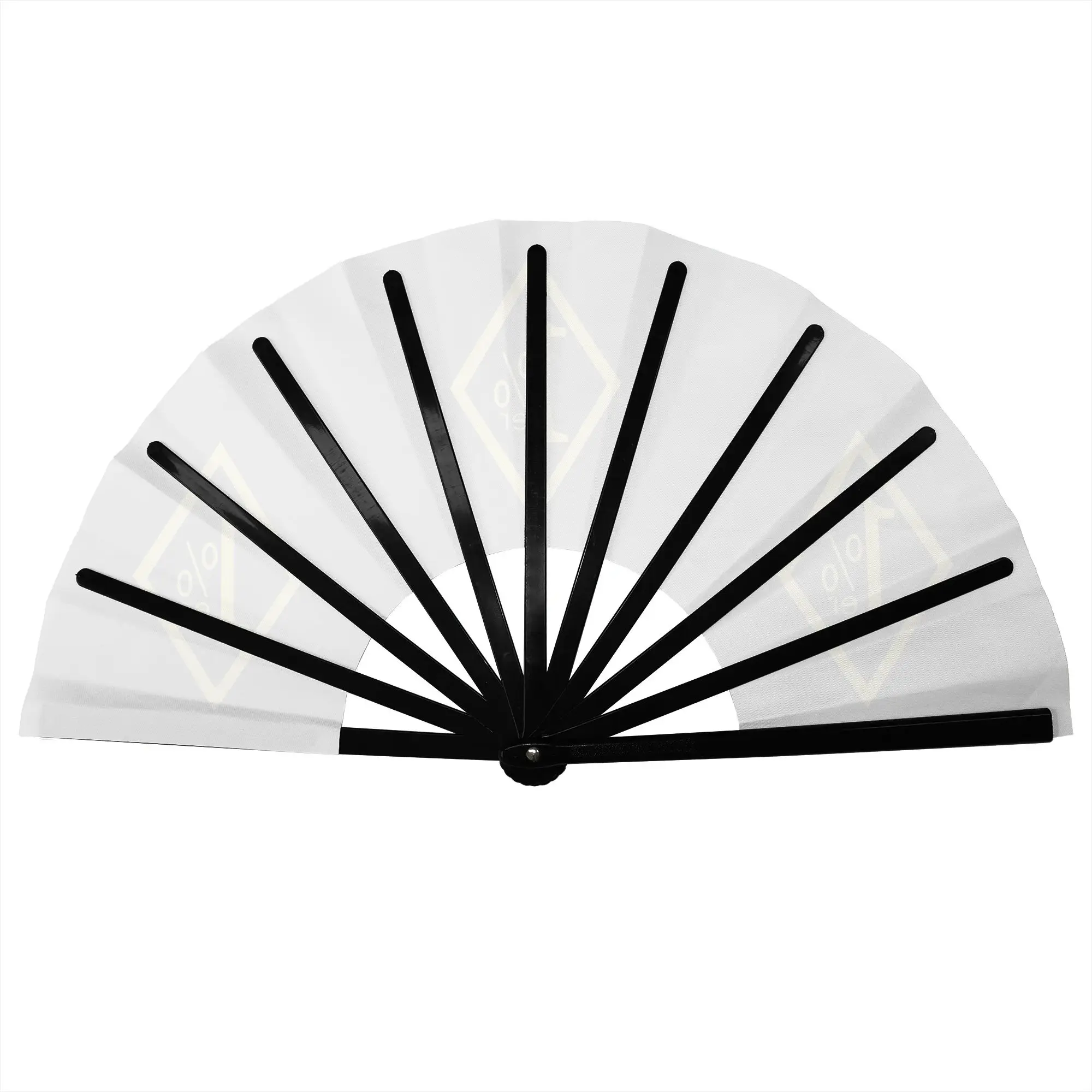 One Percenter 1% Traditional Folding Fan Oriental Art  High-Quality Fans Gift  Exquisite Decorative Hand Fan