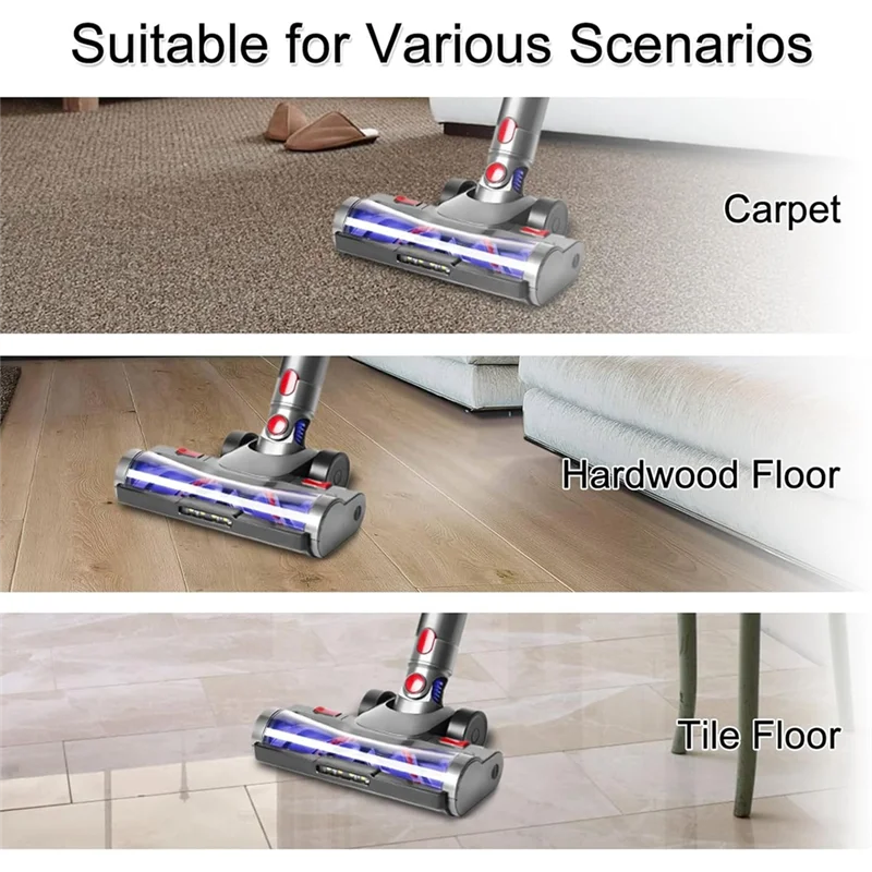 YCOC-For دايسون V7 V8 V10 V11 V15 المكانس الكهربائية مكافحة لف الخشن الأسطوانة فرشاة نظافة رئيس استبدال أجزاء