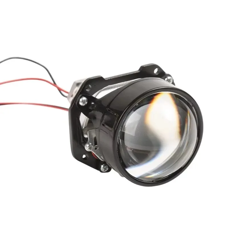 

New for 2.5 Inch HID Bi-xenon Fog Lamp Motorcycle Car Retrofit Use H4 H7 9005 HID LED Light 12V Fog Lights Metal Projector Lens