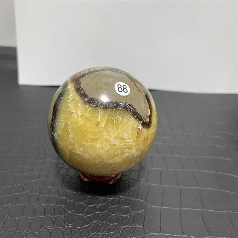 

7.8cm Natural Stone Septarian Crystal Ball Witchcraft Energy Sphere Spiritual Meditation Healing