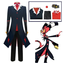 Anime Blitzo Cosplay Costume Hazbin Cosplay Hotel Helluva Boss Blitzo Outfits for Halloween Cosplay Costume Women Men Comic Con