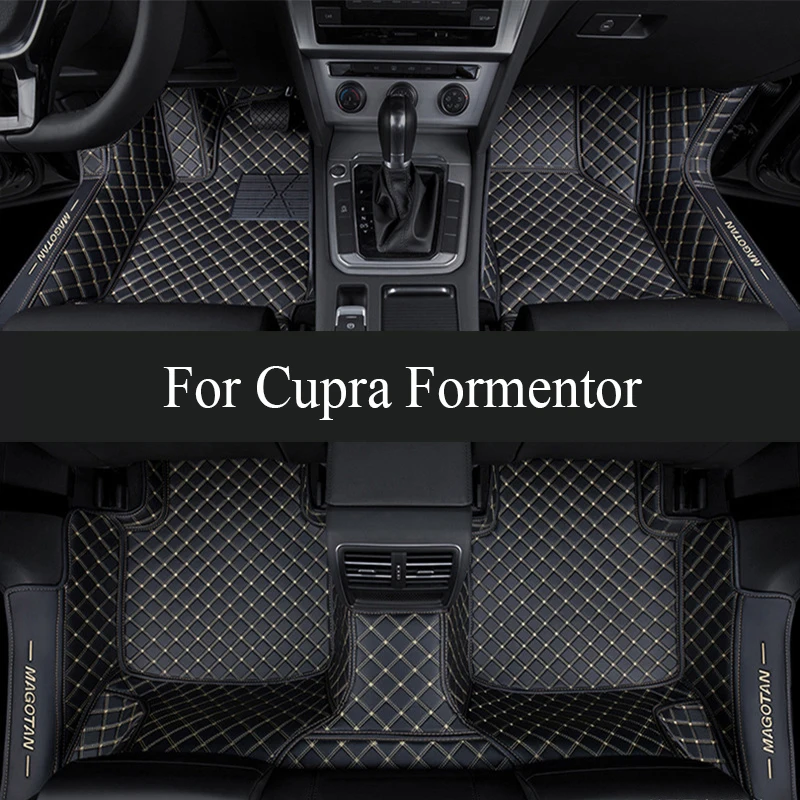 Hybrid Vehicle Car Floor Mats For Cupra Formentor V25 2021 2022 2023 Leather Car Mats Floor Tapetes Para Carro Car trunk mat