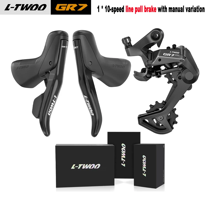 

LTWOO GR7 1x10 Speed Transmission Kit 10 Speed Derailleur Road Groupset R/L Shifter + Rear Derailleurs Compatible Shimano