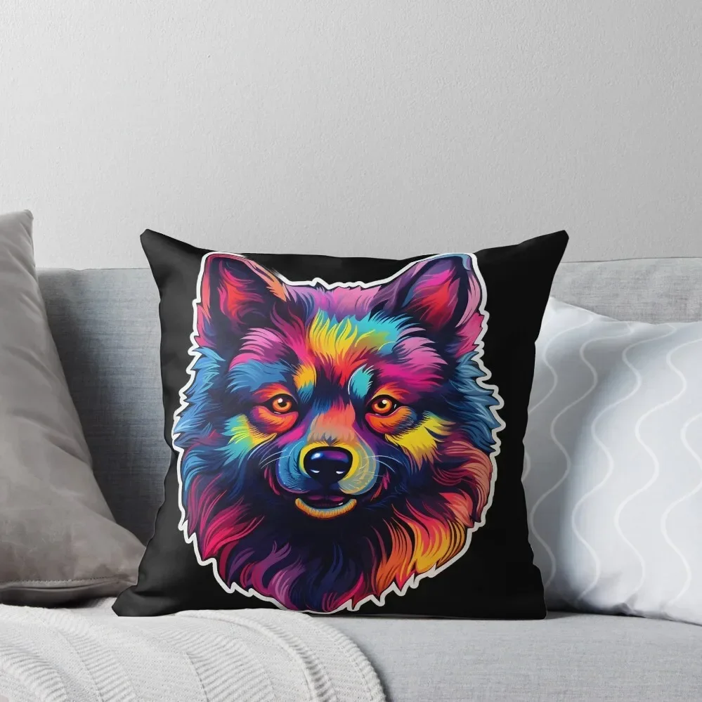 

Neon Schipperke Throw Pillow Christmas Pillow Covers pillow cover christmas Cushions Cover Sofa Cushions Covers