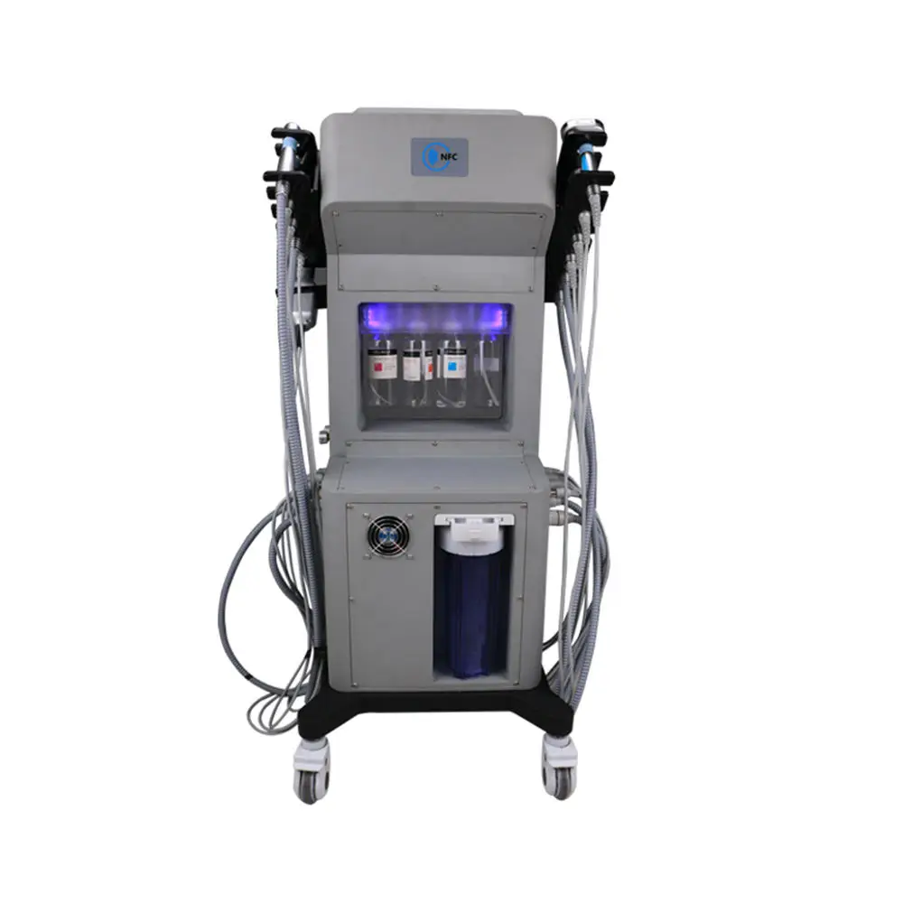 Hydrodermabrasion Facial Machine Microdermoabrasion Facial Beauty Equipment H2O2 Water Oxygen Jet Peel Facial Beauty Device CE