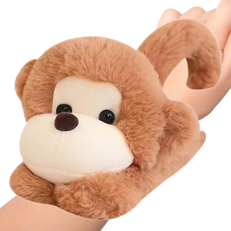 

Book Buddies Slap Bracelets Cute Stuffed Animals Doll Wrist Band Capybara Snap Bracelet Stuffed Animal Slap Bracelets Huggers