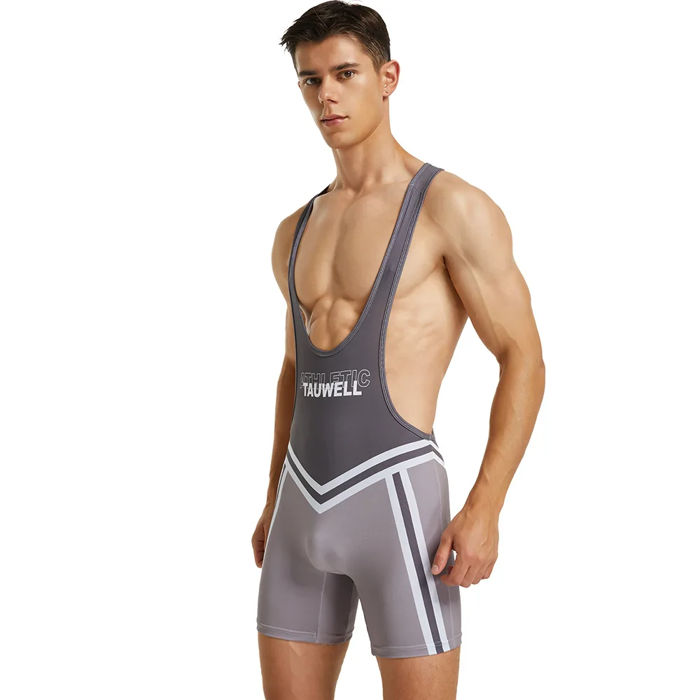 

Men's Undershirts Onesie Cycling Wear Training Tight Bodysuit Wrestling Singlet Jumpsuit Body Shaper Croset Bodybuilding Leotard