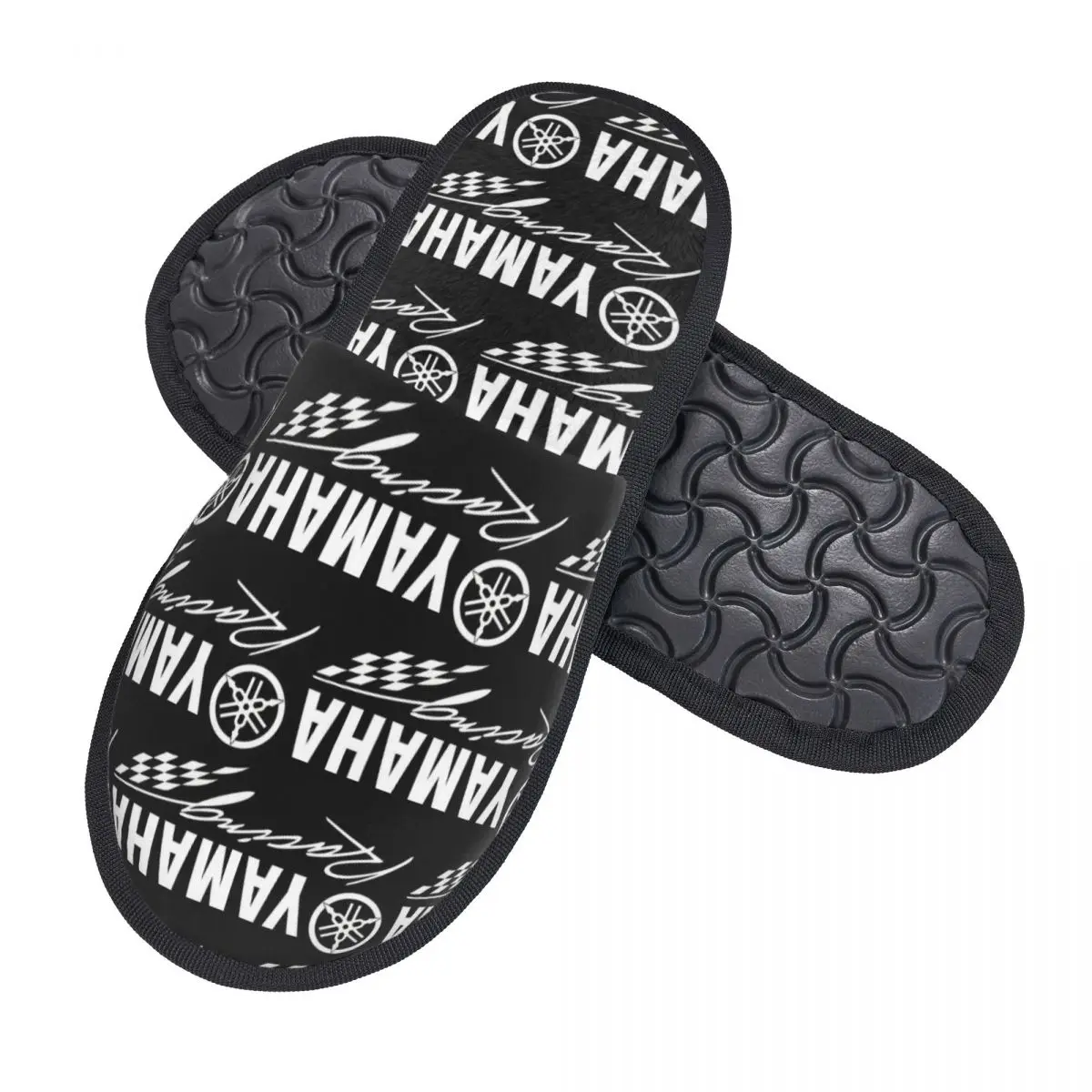 Custom Y-Yamahas Soft Scuff Memory Foam Slippers Women Hotel House Shoes