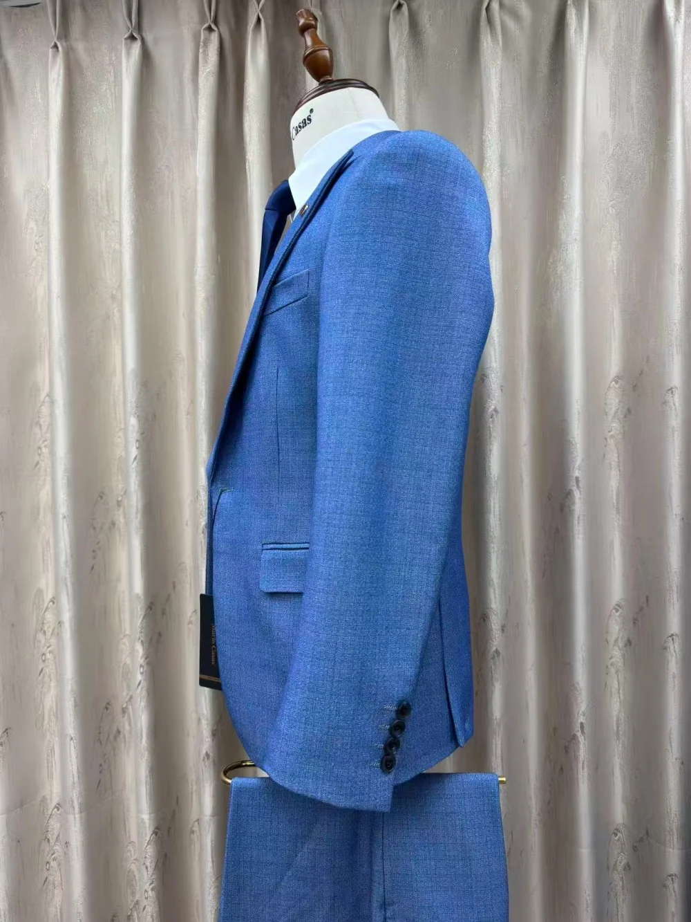 الكلاسيكية حقق التلبيب واحدة الصدر الرجال 3 قطعة مجموعة 2026 سترة رسمية سترة دعوى حفلة رسمية حفلة موسيقية طقم الزفاف ل الزفاف Groo #5