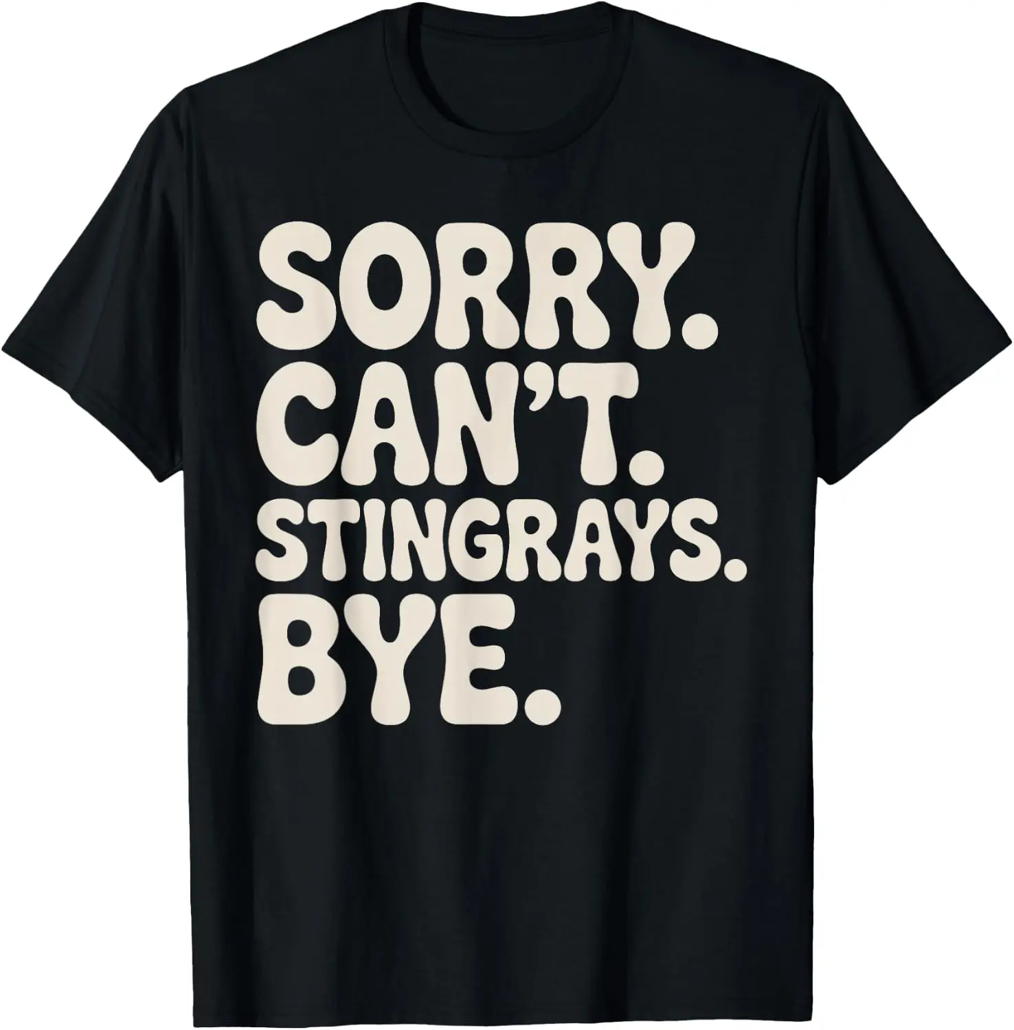 Cool Art For Women Men Sea Fish Stingray Lover T-Shirt 100% Cotton Trendy Y2K Short-Sleeve Tee-Soft, Quick-Drying,