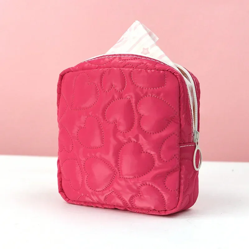 Bolsa de cosméticos cuadrada brillante para mujer, bolsa de maquillaje, bolsa de almacenamiento portátil de PU impermeable, organizador de