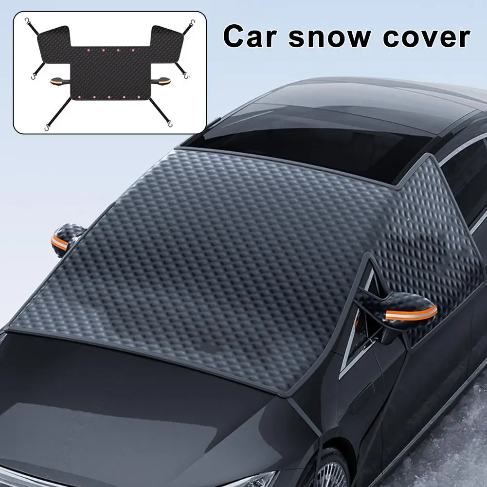 Thicken Winter Car Window Snow Cover Magnetic Car Windshield Freeze Anti Windshield Snow Glass Covers Sun Cover Snow Visor S7P4