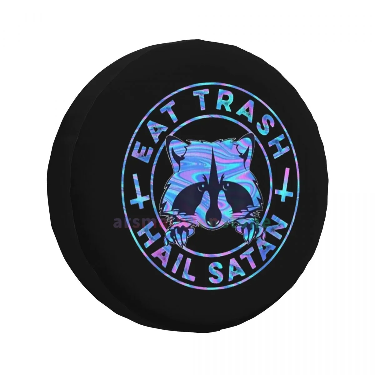 Animal-Eat-Trash-Hail Anti-UV Tire Cover for Trailer RV SUV, Waterproof Spare Tire Cover with Anti-Fouling Coating, 14-17 Inch