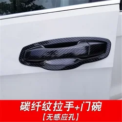 Car Styling for Skoda Octavia A7 2015 2016 2017 2018 2019 ABS Chrome Door handle Protective covering Cover Trim Door Handle Bowl