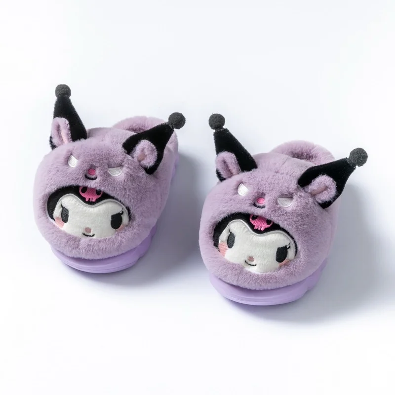 Kulomi Cotton Slippers Cute Cartoon Pacha Dog Home Warm Autumn And Winter Meileti Pacha Dog Parent-Child Children'S Slippers