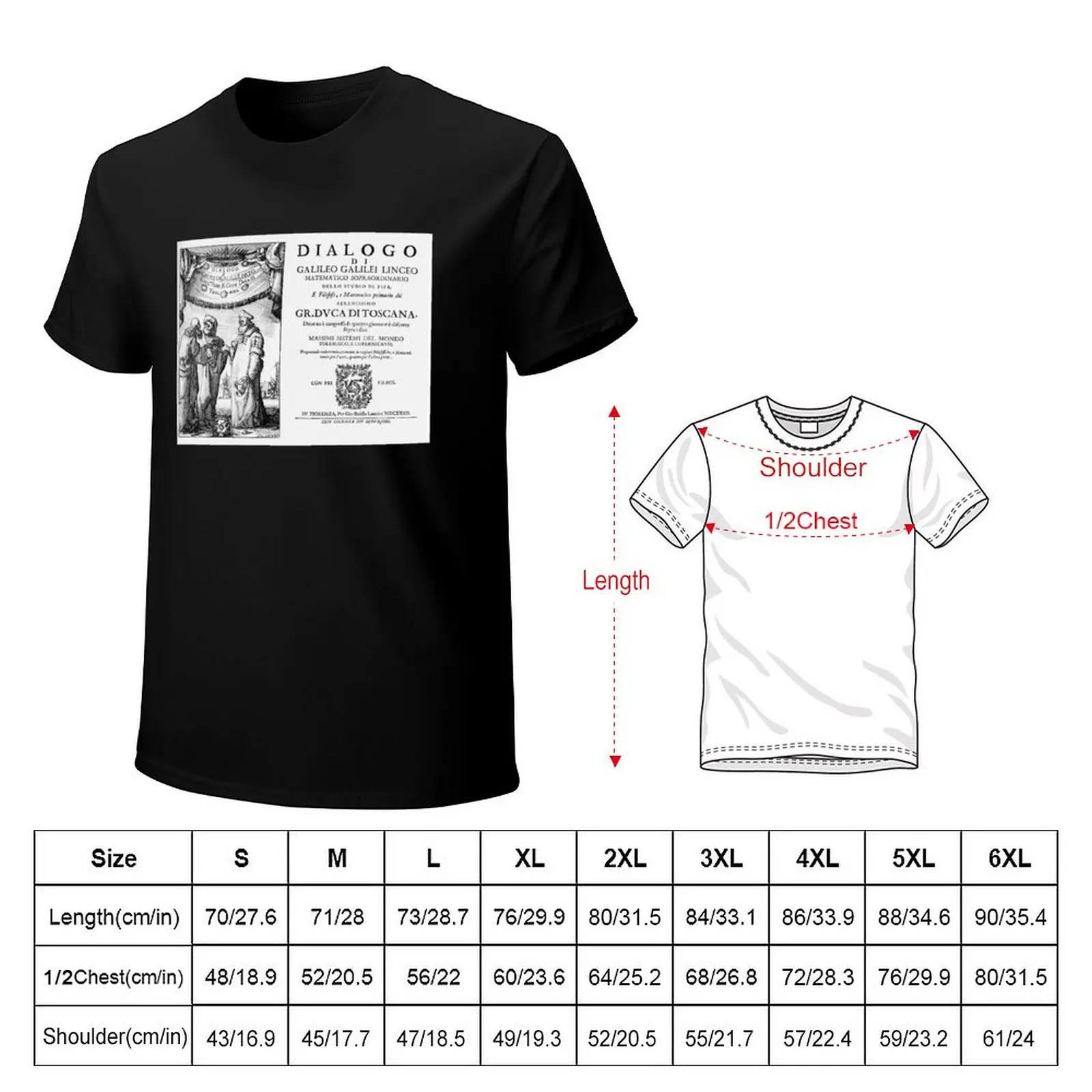 Galileo Galilei Dialogue Space Science Teacher Astronomy T-Shirt Urban Style Print T-Shirt