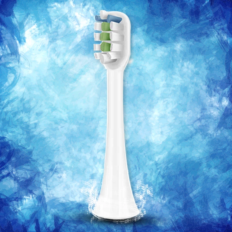 Zhibai فرشاة الأسنان استبدال رؤساء ل شاومي Zhibai الإلكترونية فرشاة الأسنان رئيس TL301/TL3/TL2/TL201 الأصلي فوهة الطائرات