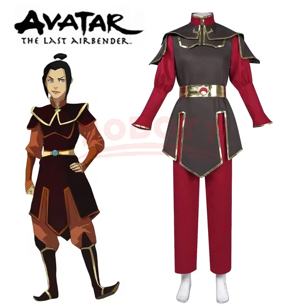 Avatar Avatar The Last Airbender Azula Cosplay Full Set, Classic Fire Nation Princess Outfit with Top, Pants, Cuffs and Belt for Hallow - Aliexpress Deal